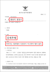 신체 접촉 없는 강제추행 고소, 경찰 단계에서 혐의없음 불송치로 종결한 사례